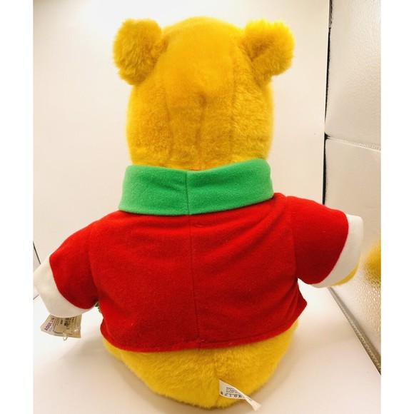 Matttel Winnie The Pooh JC Penney Christmas Plush 1996 14" P11 - Picture 4 of 9